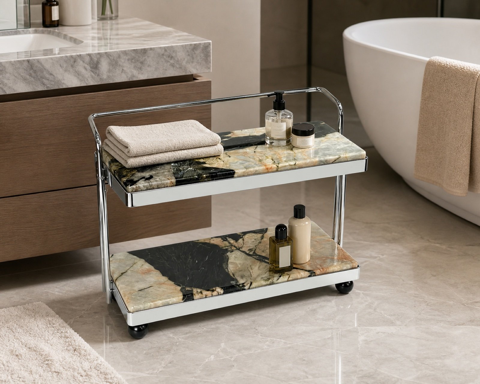 Multicolor Two Tier Shelf product view 4