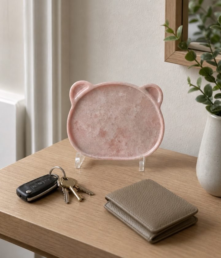 Pink Bear Face Plaque product view 4
