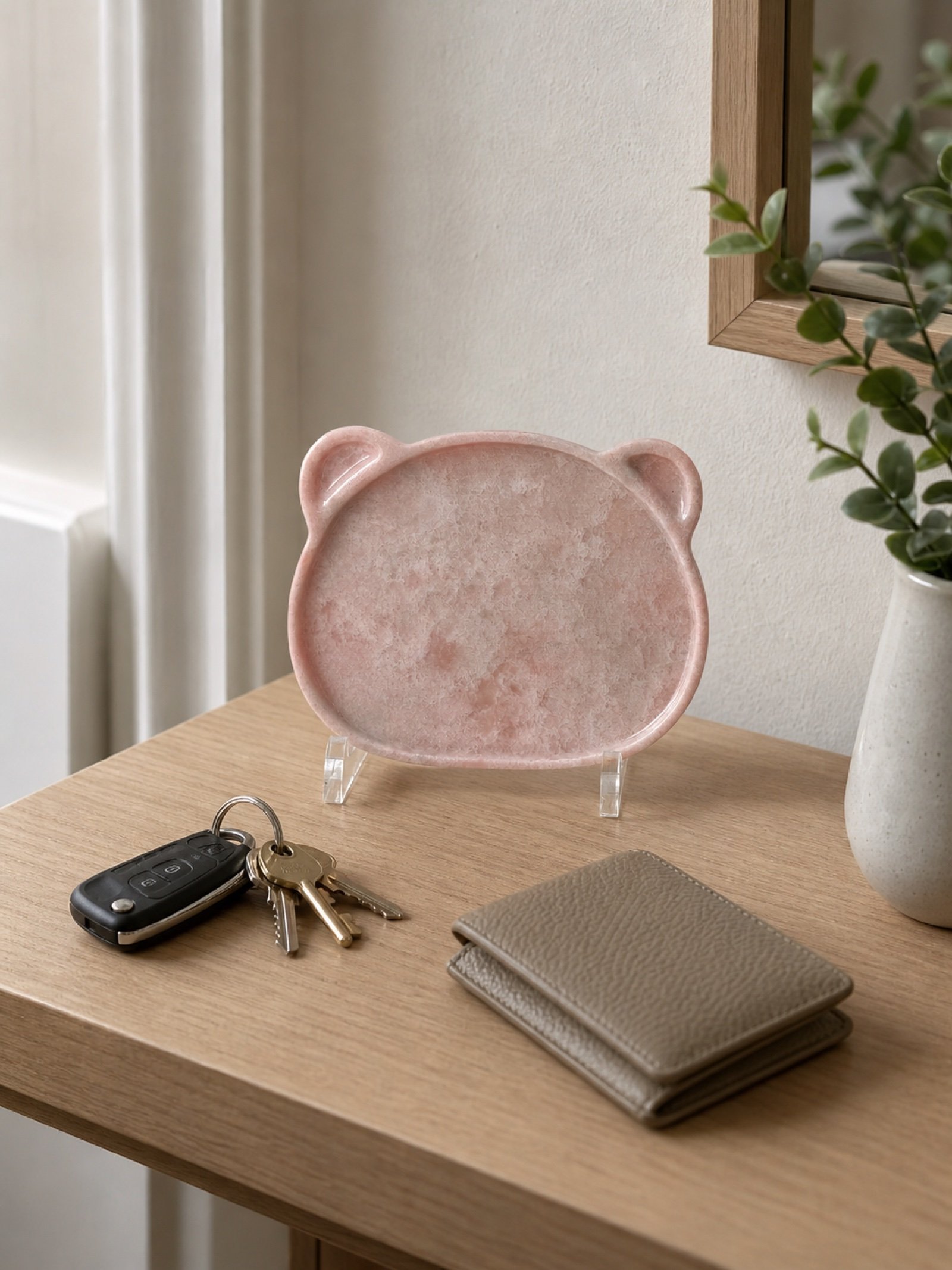 Pink Bear Face Plaque product view 4