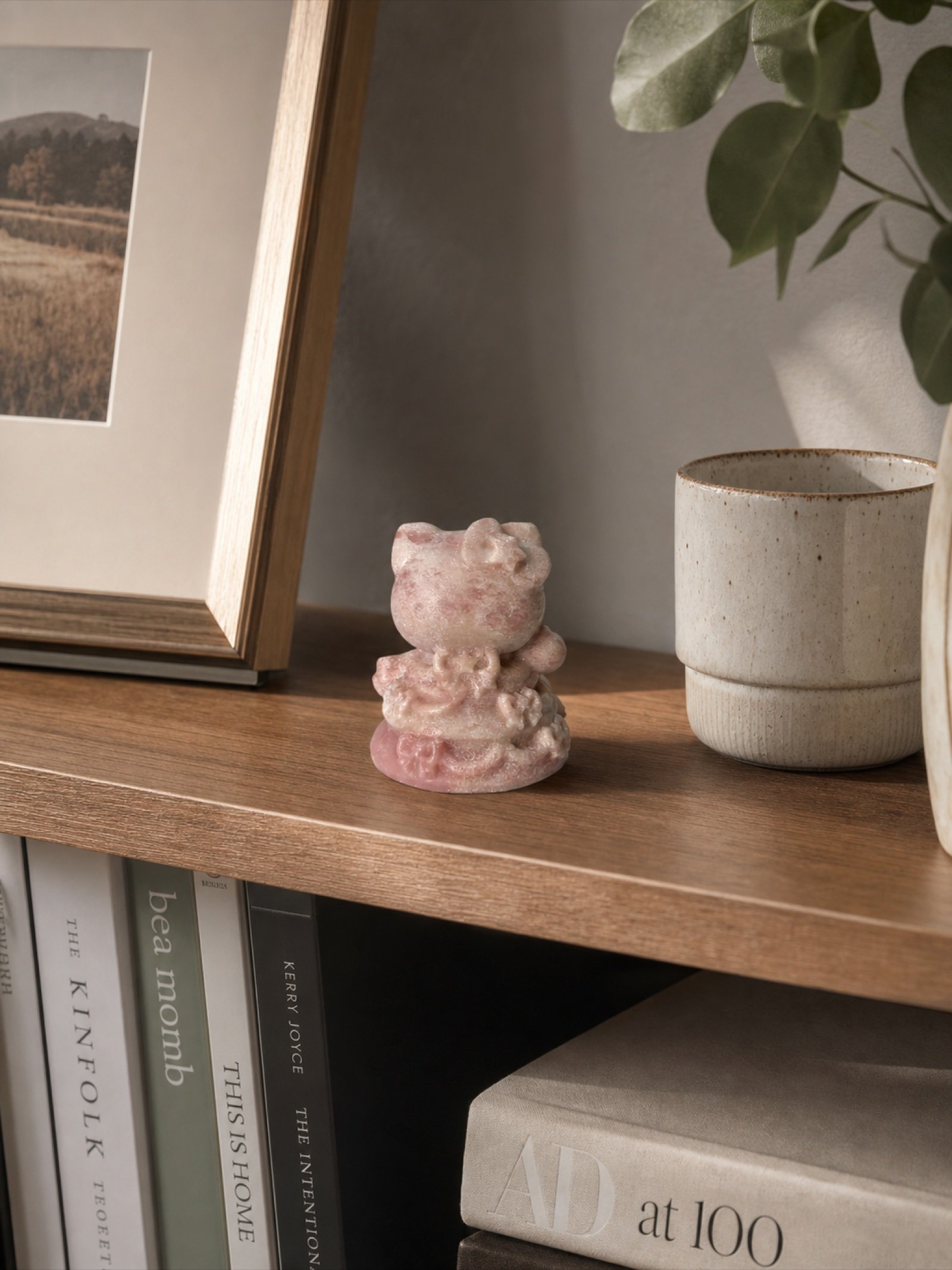 Pink Cat Statue product view 4