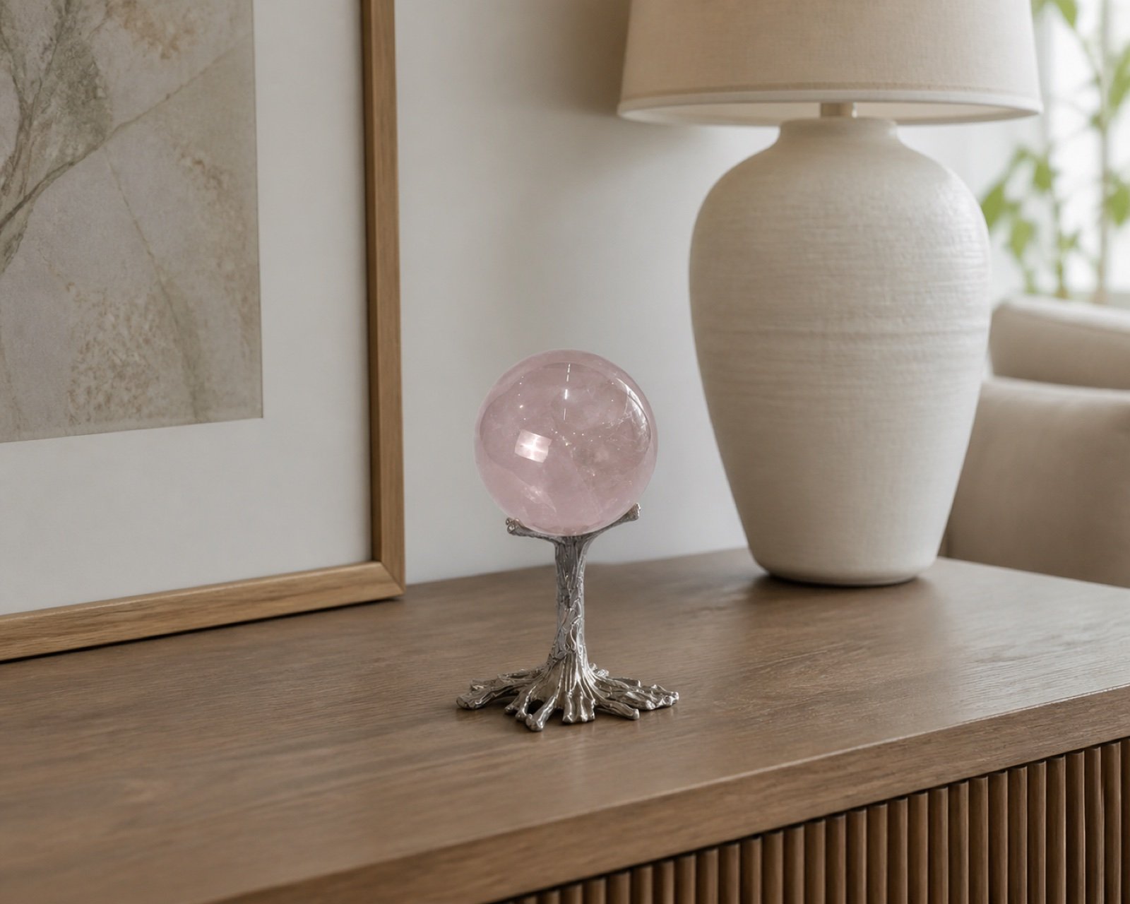 Pink Sphere Stand product view 4