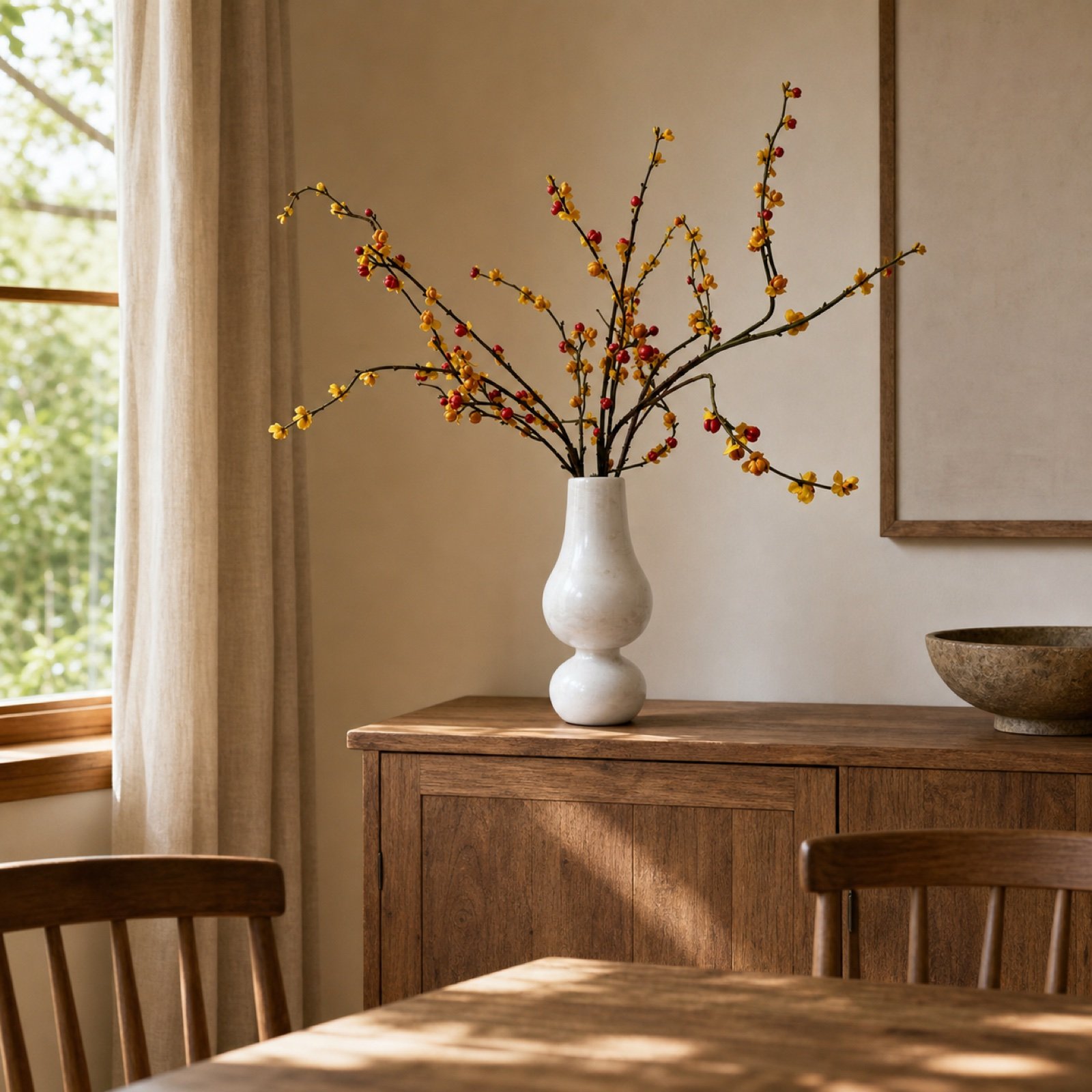 White Vase Branches product view 4