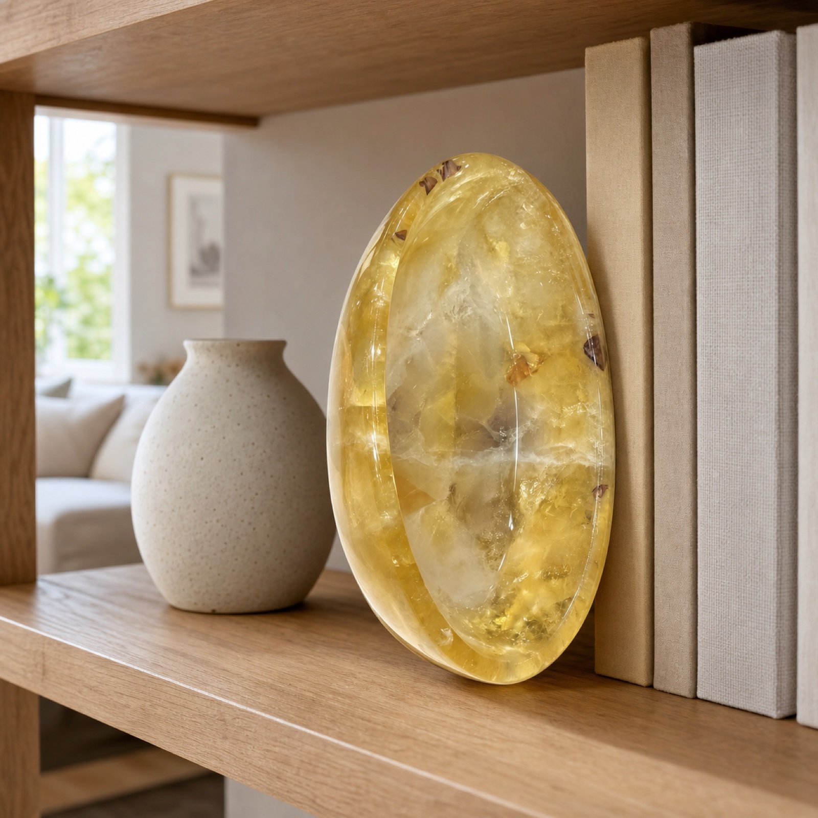 Yellow Oval Disc product view 4