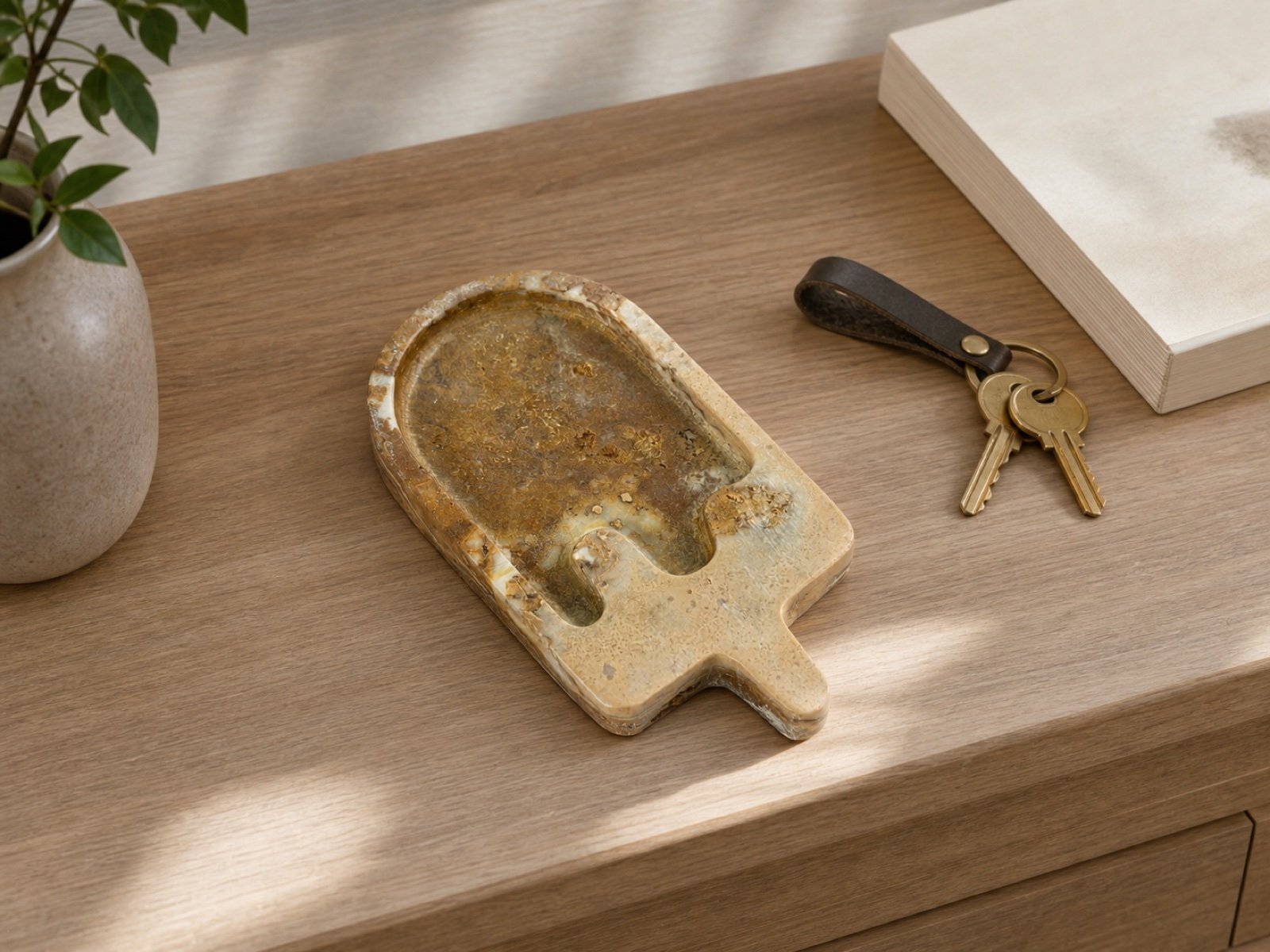 Yellow Paddle Tray product view 4