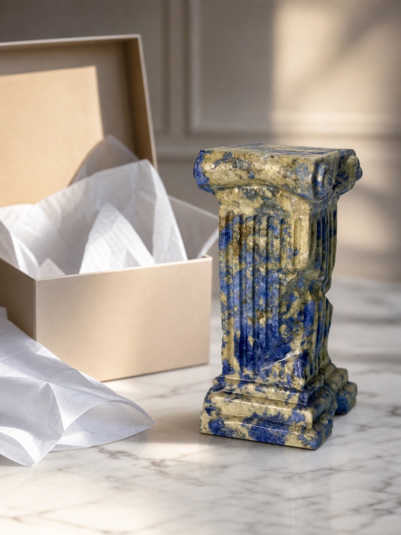 Blue Column Object product view 5