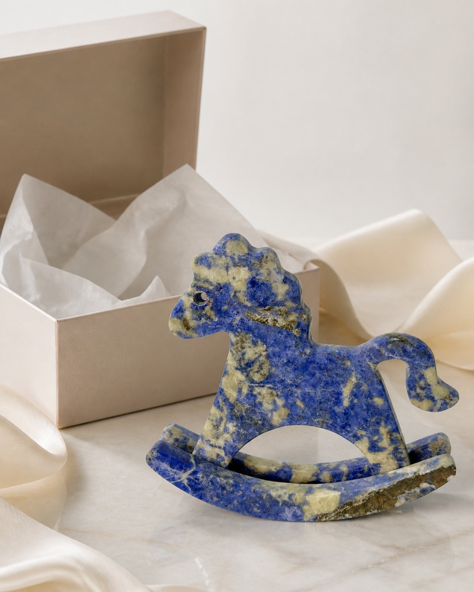 Blue Rocking Horse product view 5