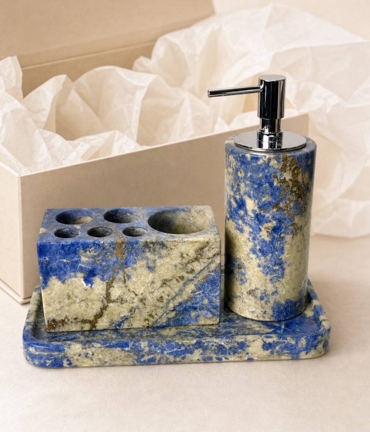Blue Stone Bathroom Set product view 5