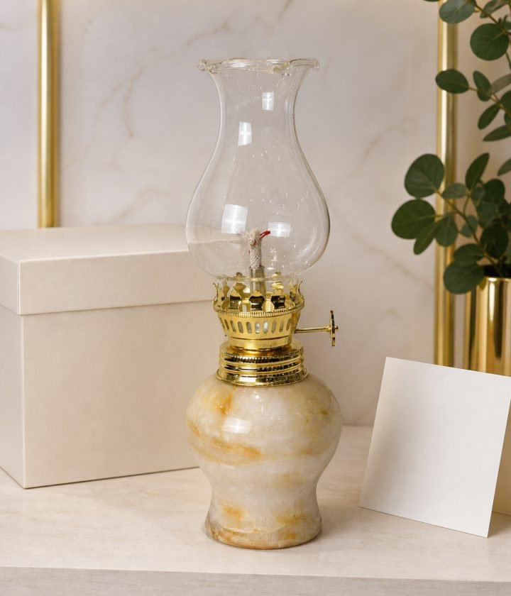 Cream Oil Lamp product view 5