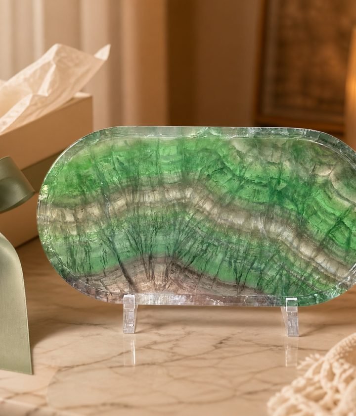 Green Curved Plaque product view 5