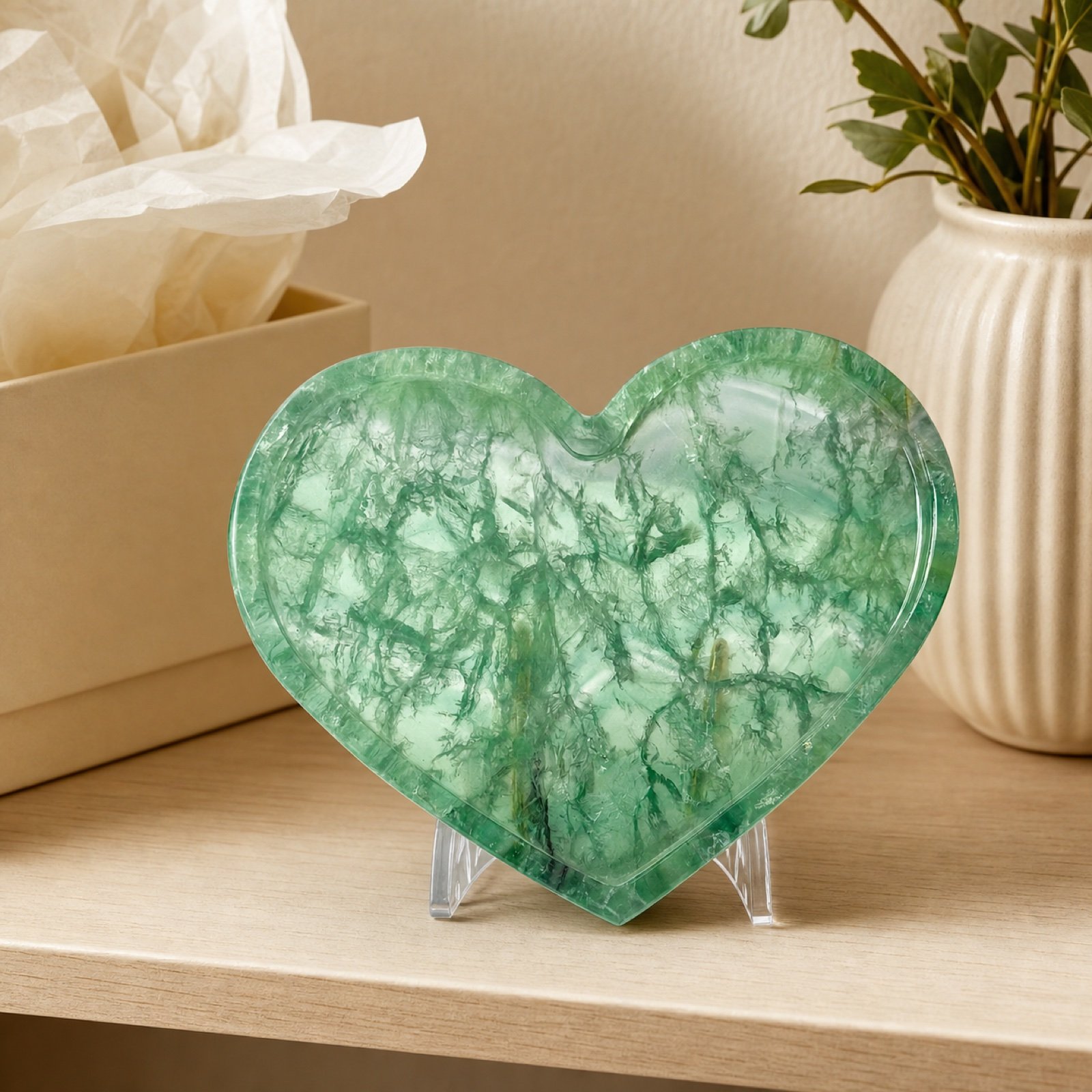 Green Heart Plaque product view 5