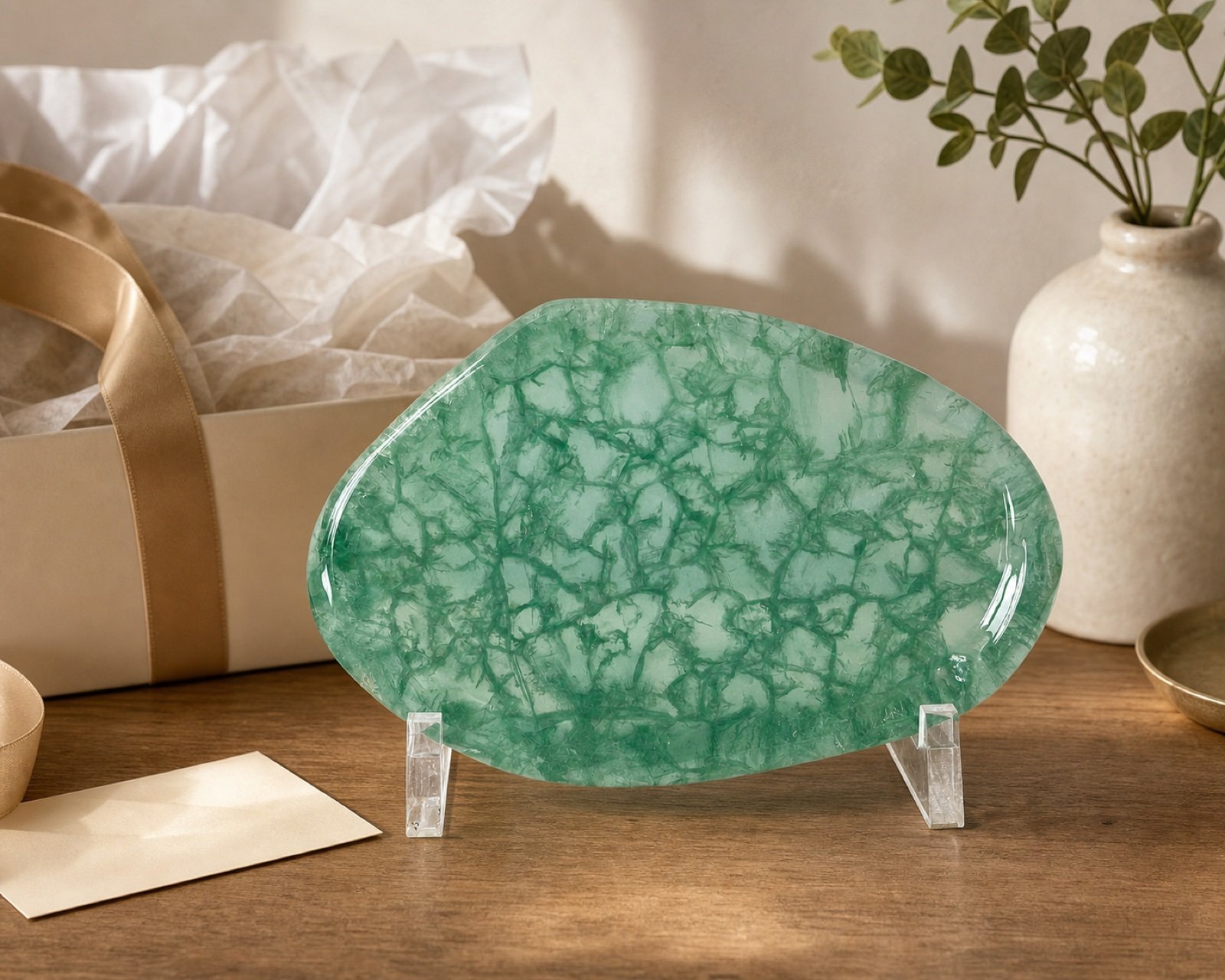 Green Oval Plaque product view 5
