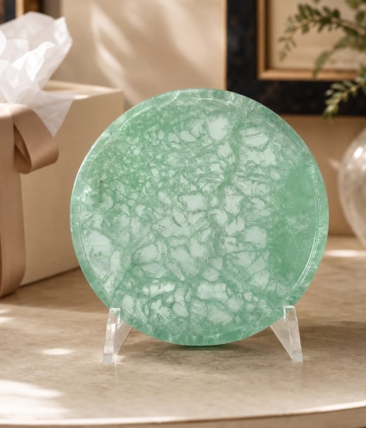 Green Round Plaque product view 5