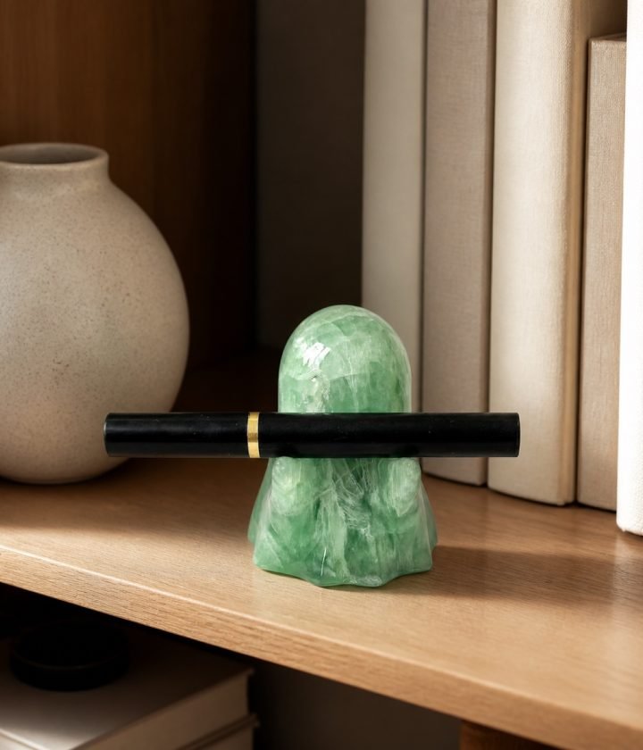 Green Stone Pen Holder product view 5