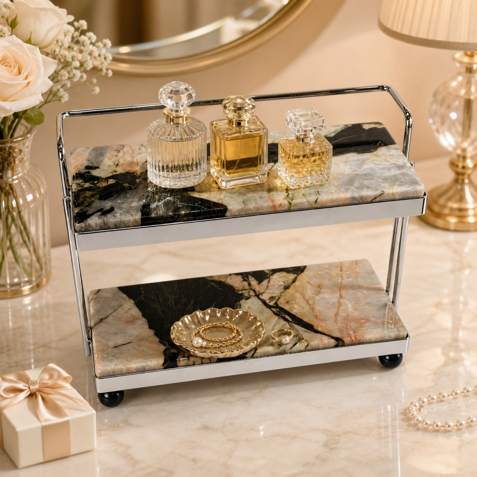 Multicolor Two Tier Shelf product view 5