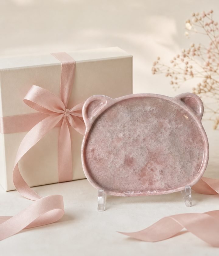 Pink Bear Face Plaque product view 5