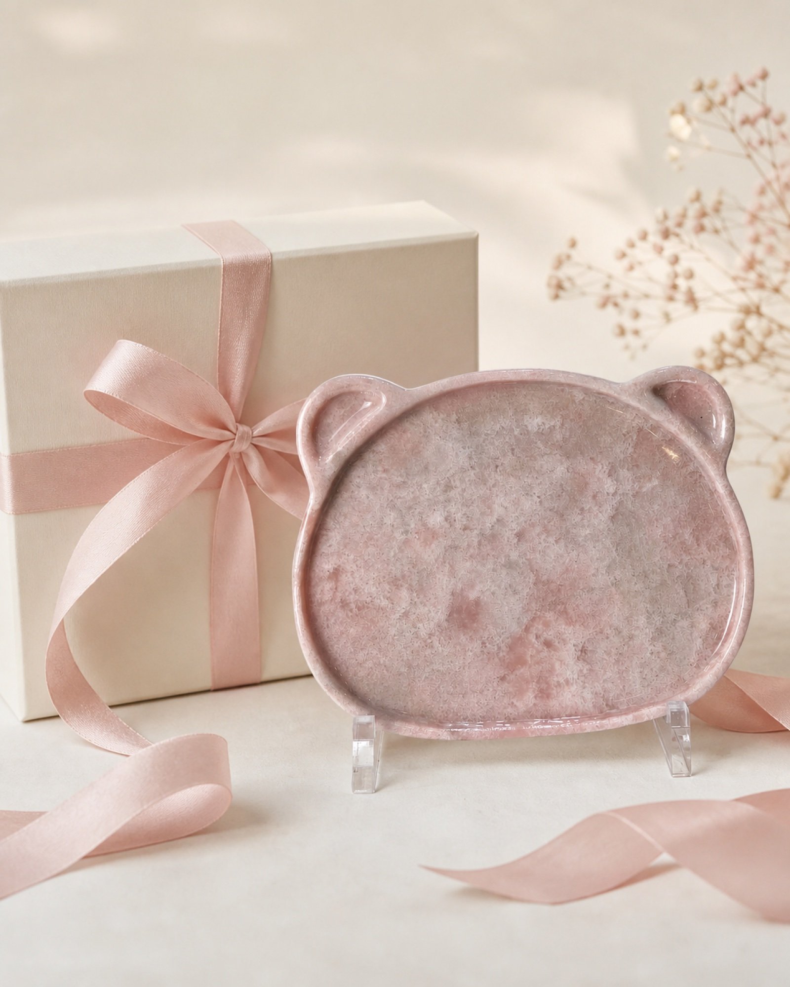 Pink Bear Face Plaque product view 5