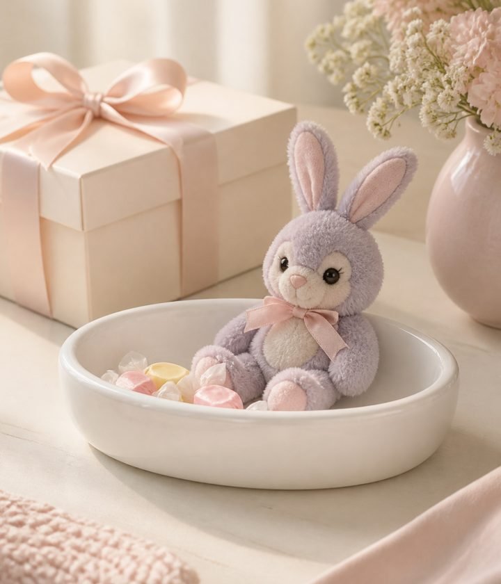 Pink Bunny Tray product view 5