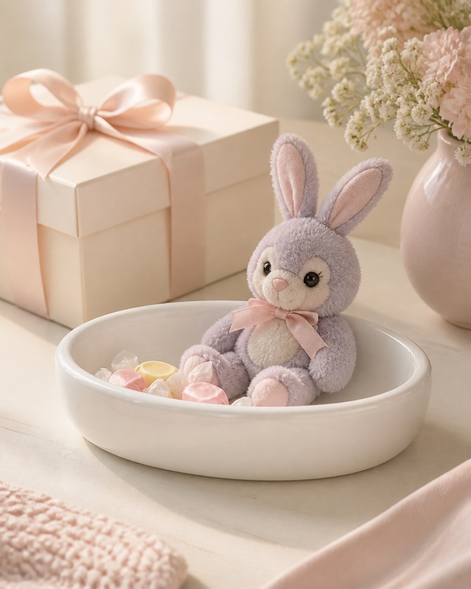 Pink Bunny Tray product view 5
