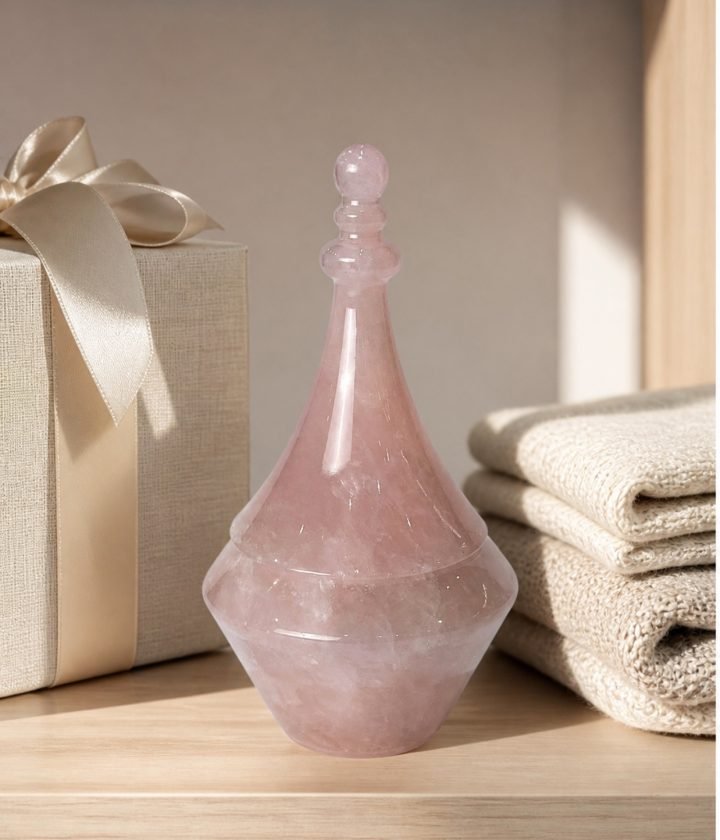 Pink Lidded Vase product view 5