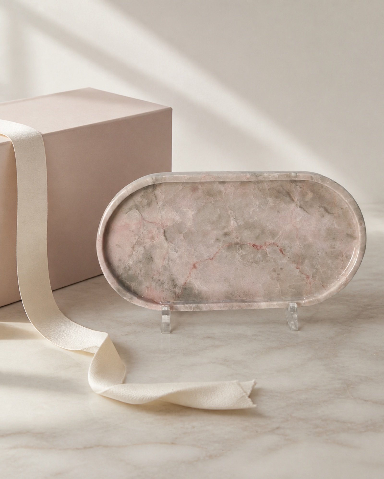 Pink Oval Stand Plaque product view 5