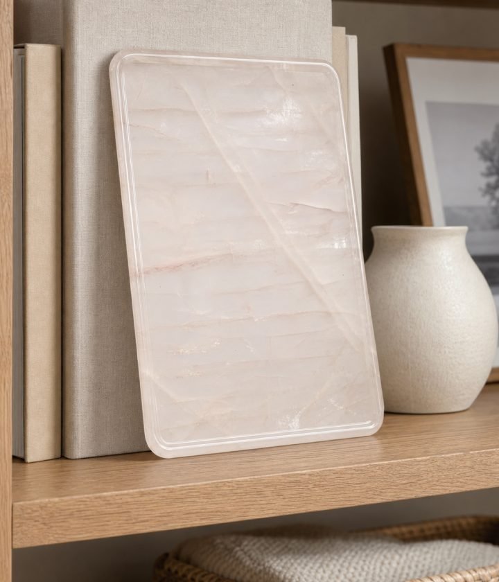 Pink Rectangular Stone Plaque product view 5