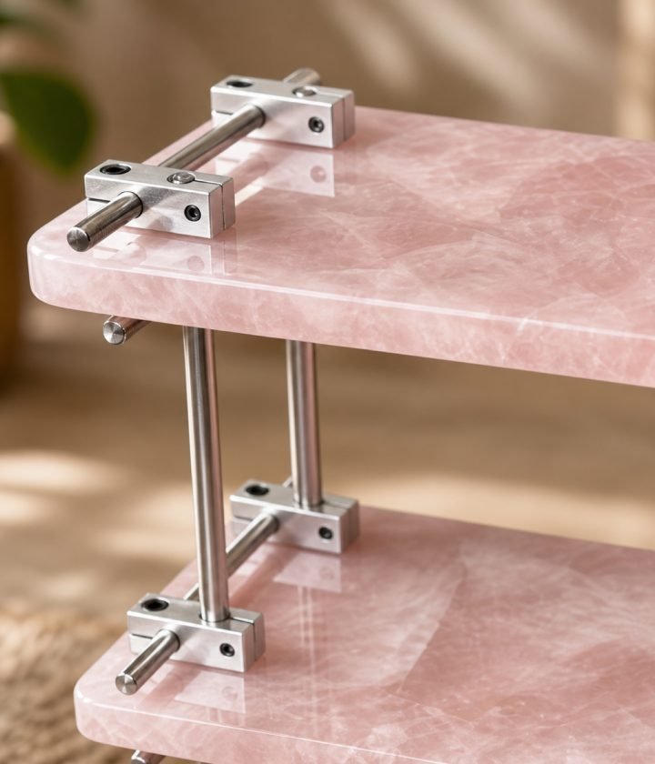 Pink Two Tier Shelf product view 5