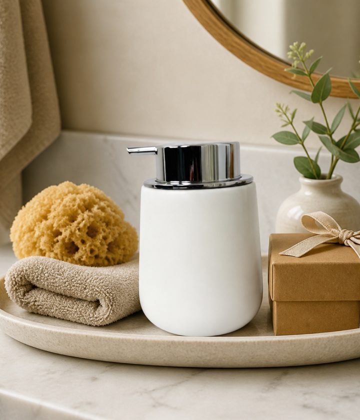 White Soap Dispenser product view 5