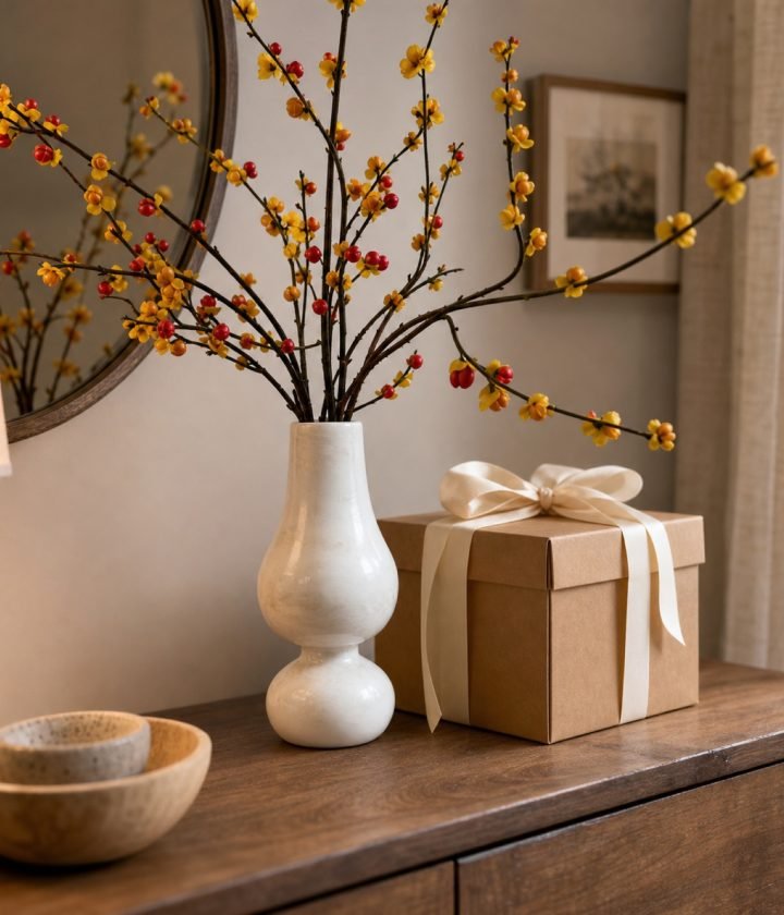 White Vase Branches product view 5