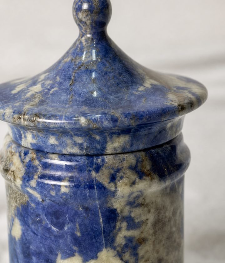 Blue Lidded Jar product view 6