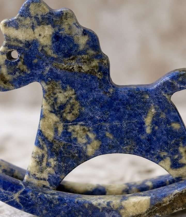 Blue Rocking Horse product view 6