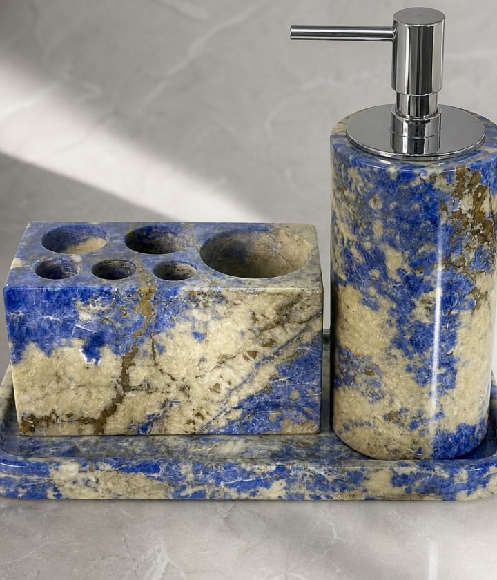 Blue Stone Bathroom Set product view 6