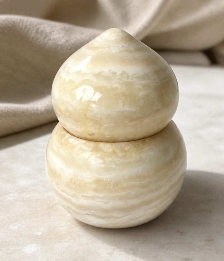 Cream Round Stacked Object product view 6