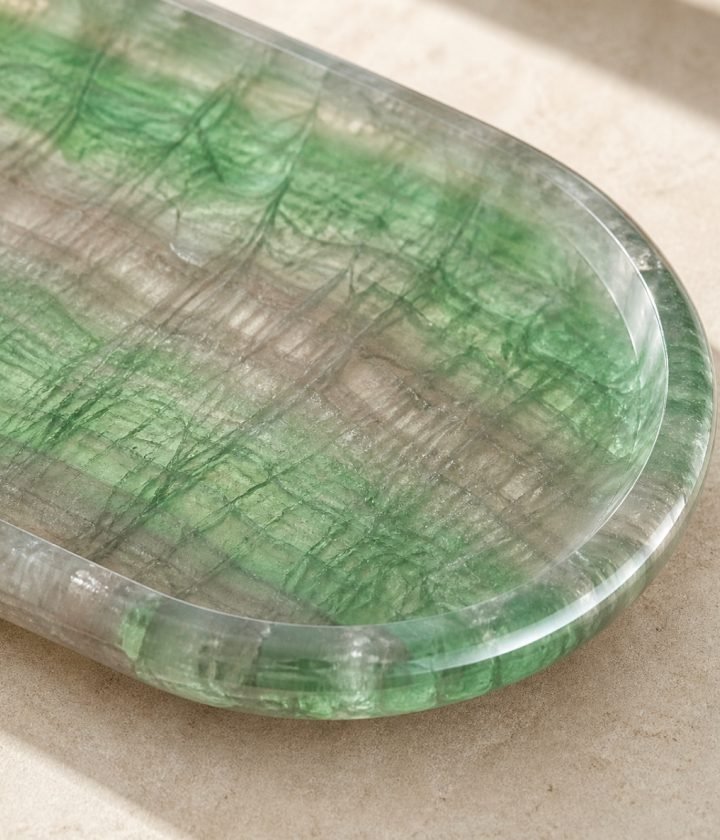 Green Curved Plaque product view 6