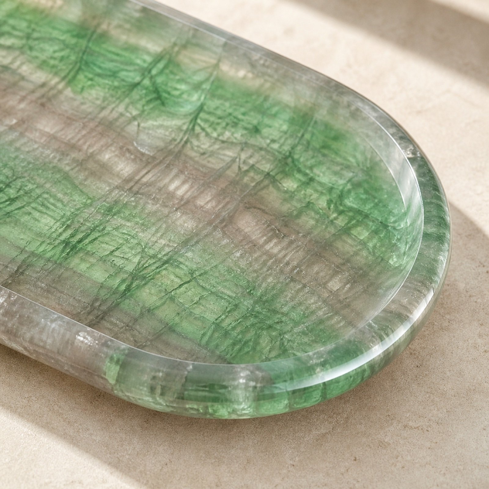 Green Curved Plaque product view 6