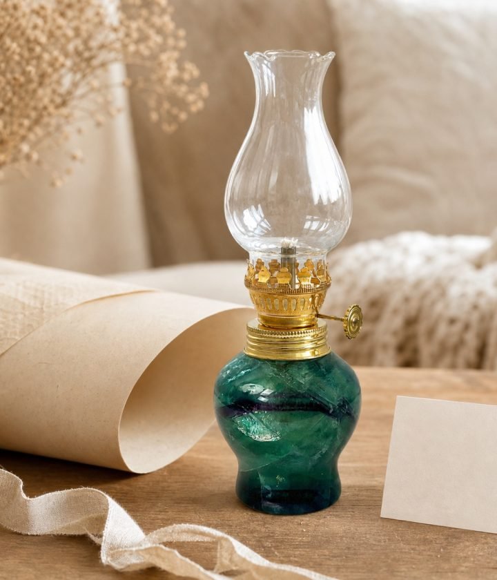 Green Oil Lamp product view 6