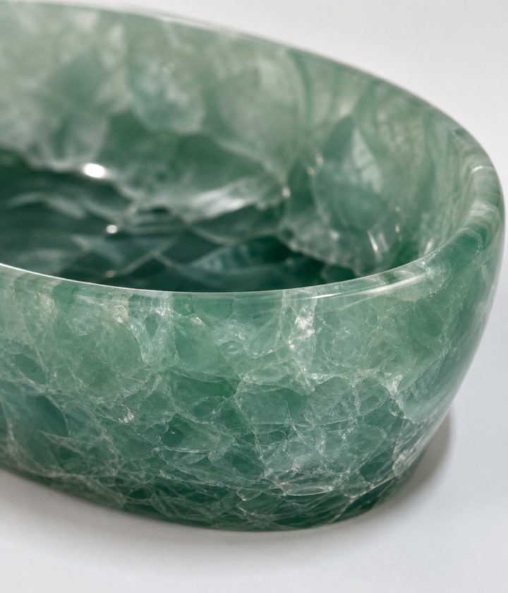 Green Oval Bowl product view 6