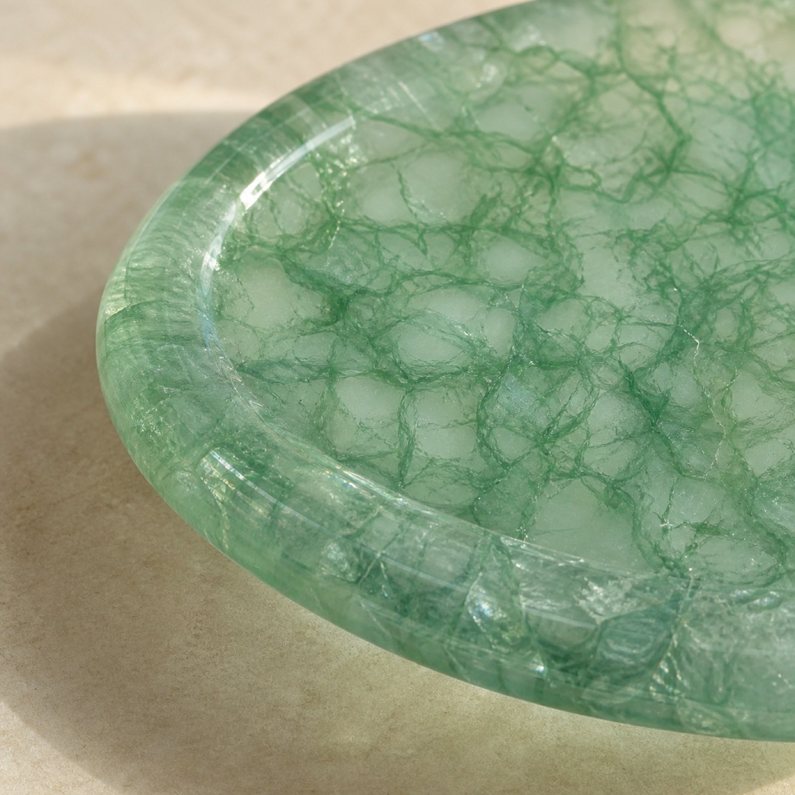 Green Oval Plaque product view 6