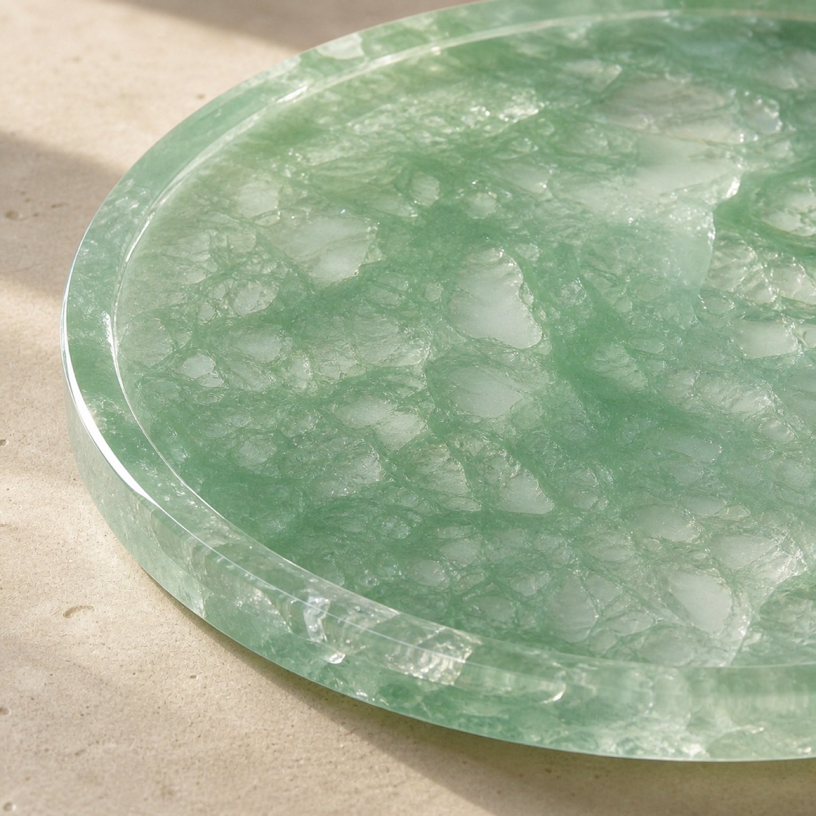 Green Round Plaque product view 6