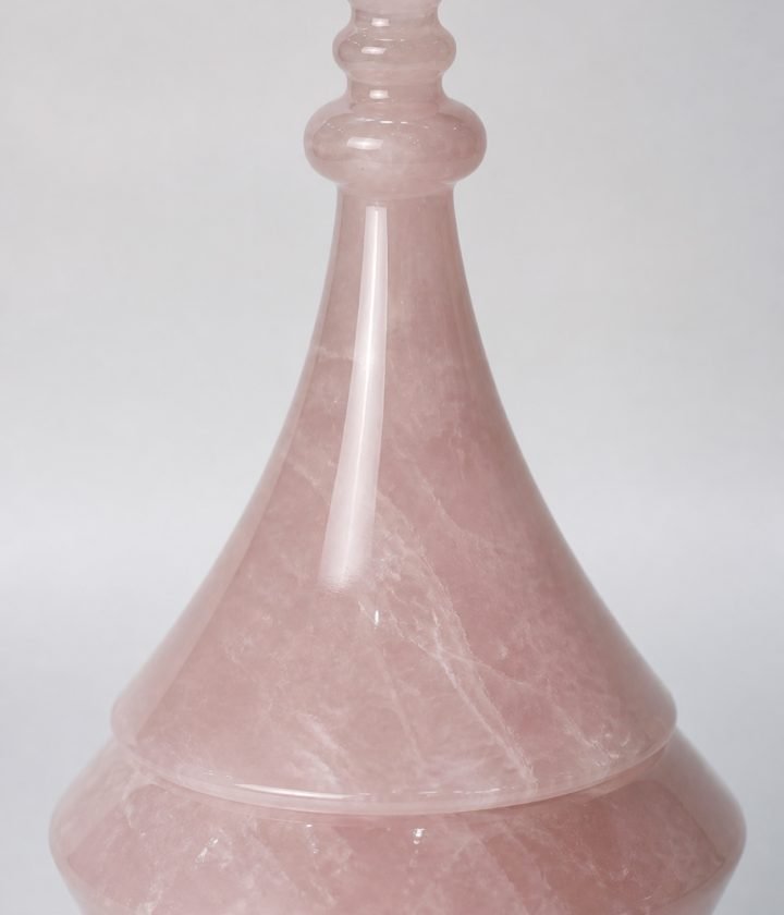 Pink Lidded Vase product view 6