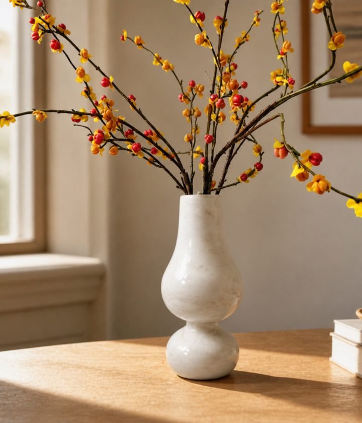 White Vase Branches product view 6
