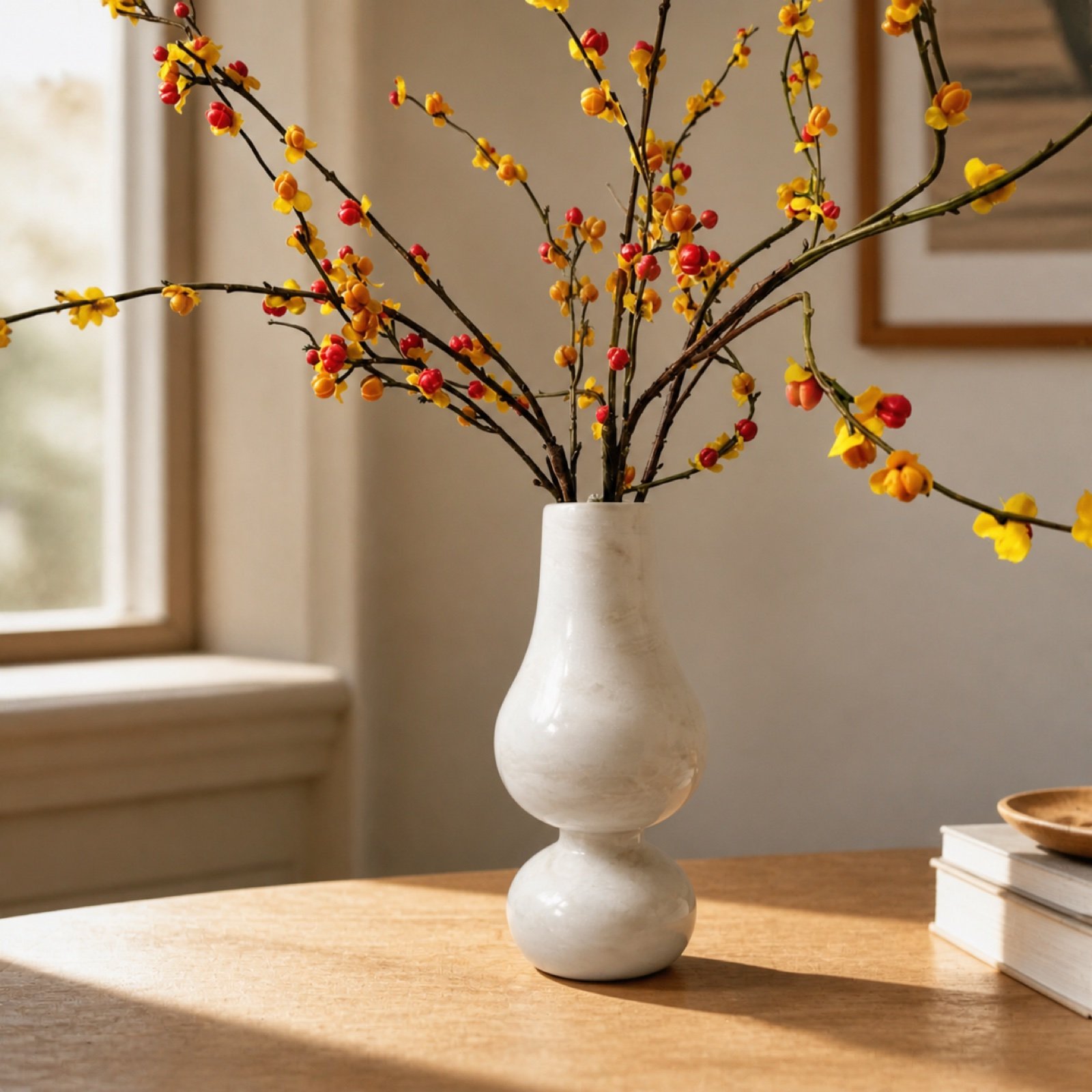 White Vase Branches product view 6